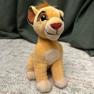 TY Sparkle Simba 7” Beanie Baby Disney The Lion King EUC